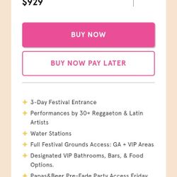 BAJA BEACH FEST 2025 VIP TICKETS