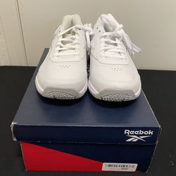 Brand New Size 7 1/2  Leather Women’s Rebok Sneakers