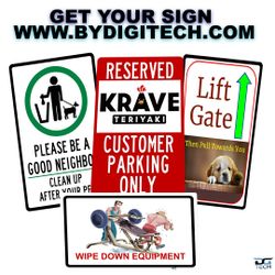 Custom signs & HD metal prints
