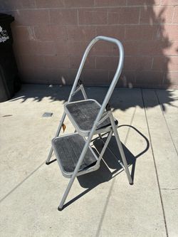 2-Step Folding Step Stool with Handle