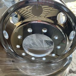 Rim/ Wheel 22.5 X 8.25 Alcoa Style Forged Aluminum Wheel Hub Piloted 10 Hand Holes