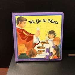 St. Joseph “We Go to Mass” (Puzzle Book) Contains 5 Jigsaw Puzzles (Hardcover)