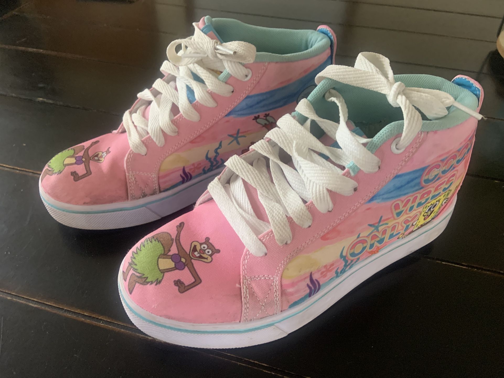 Girls SpongeBob Heely’s  Youth Size 6