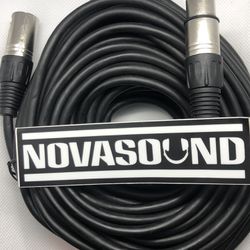 50 FT XLR Audio Cables - Audio, Mics, DJs, Sound, Miami, Studio, Stage, Recording 