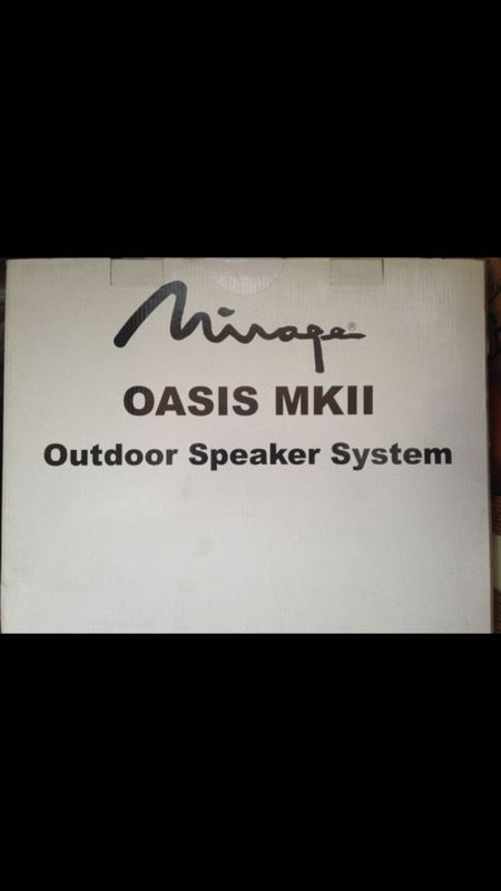 Mirage outdoor all-weather speaker.
