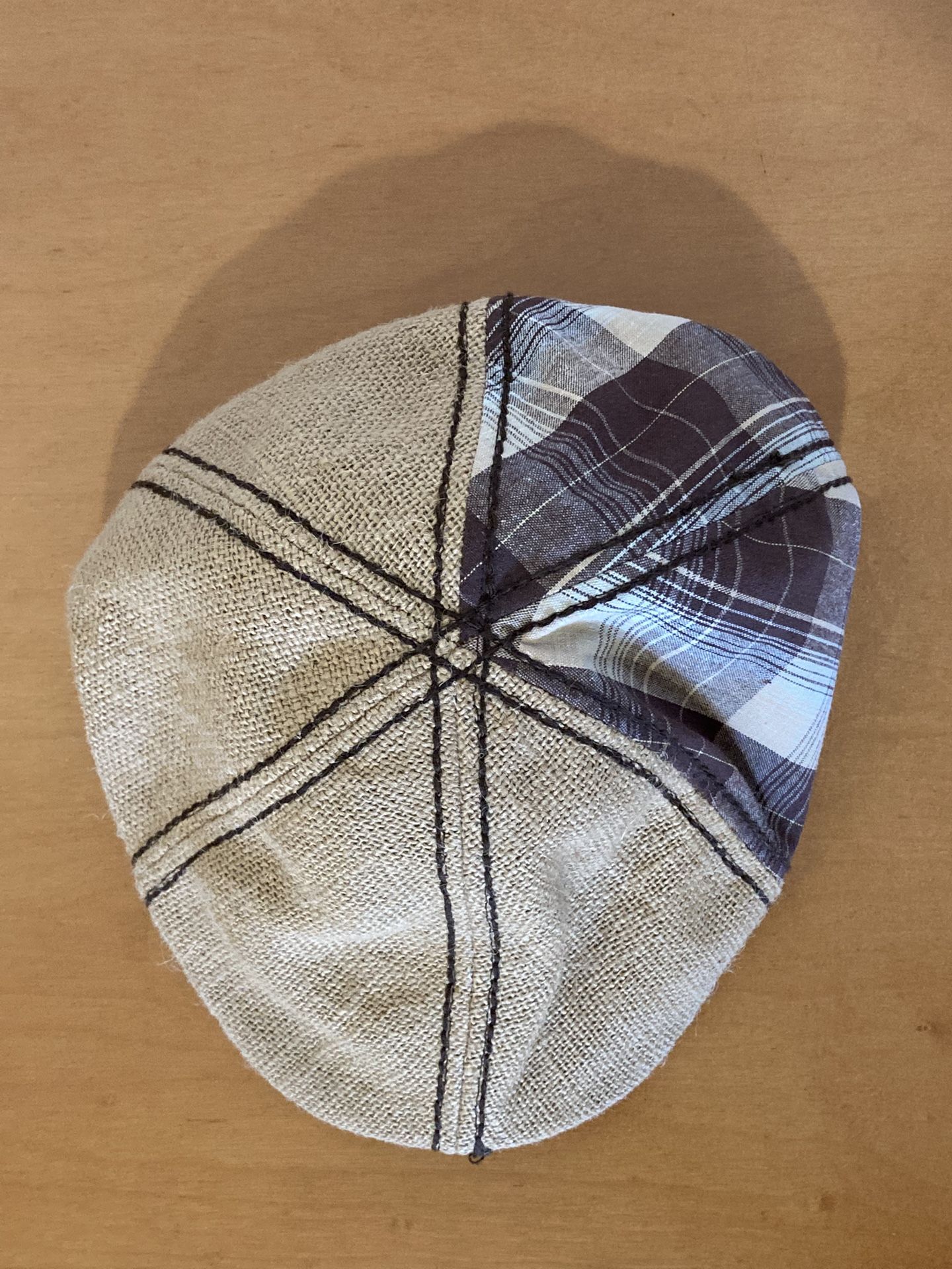 Brown & Plaid Newsboy Flat Cap