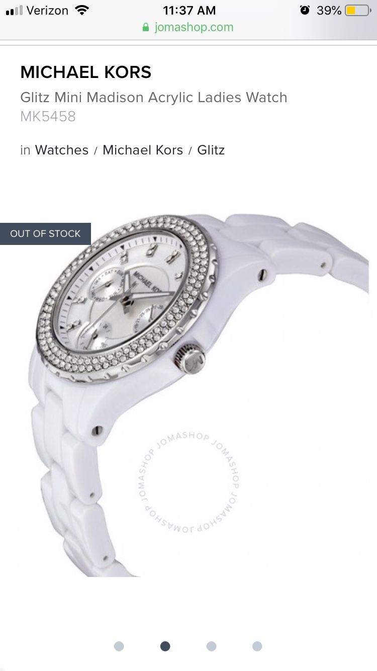 Michael Kors Glitz Mini Madison Acrylic Ladies Watch MK5458 Michael Kors Glitz Mini Madison Acrylic Ladies Watch main image 3