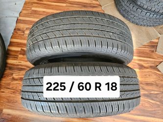 225 / 60 R 18 (2) TIRES GOODRIDE