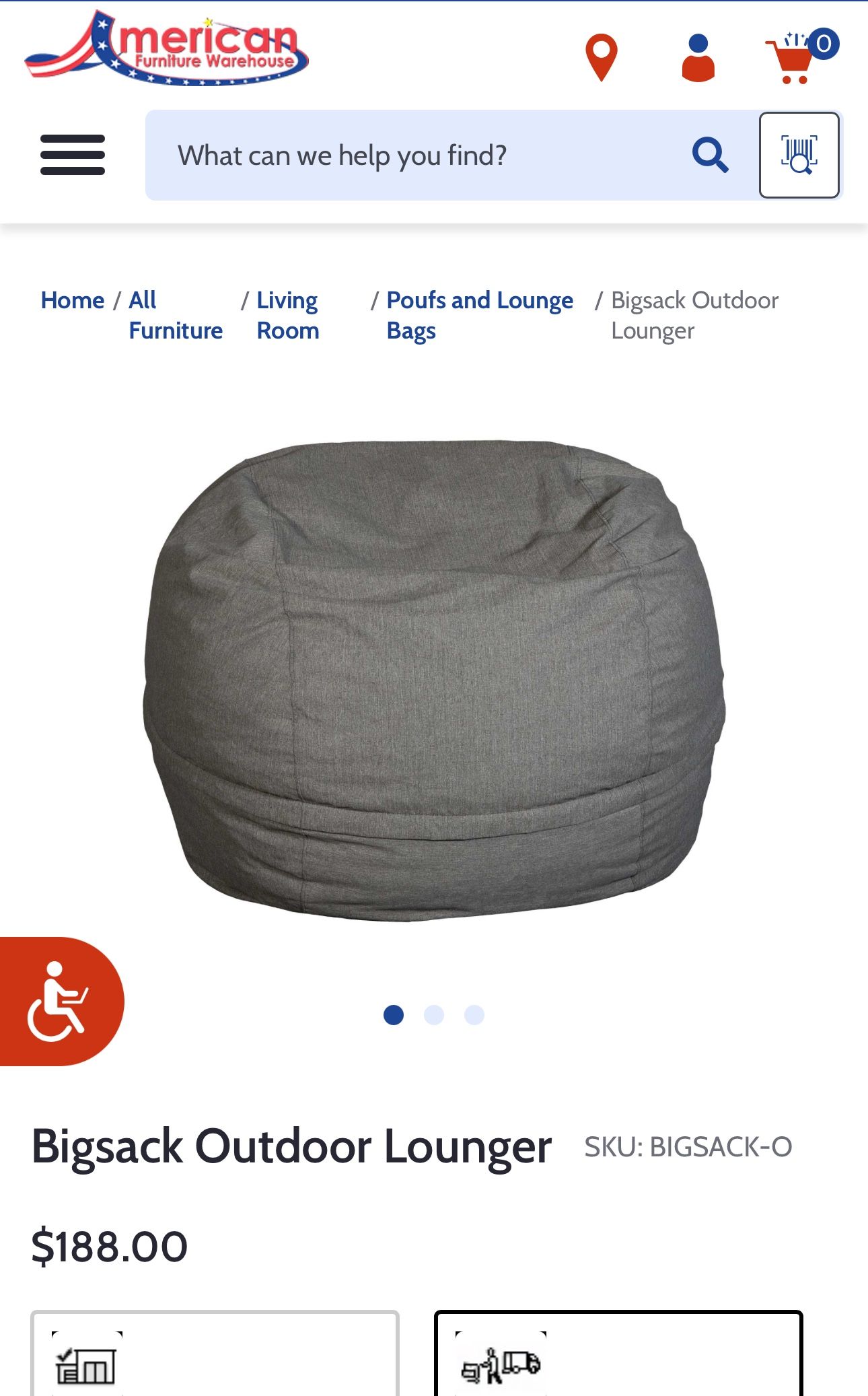 Two Bigsack Indoor/Outdoor Lounger/Bag