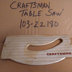 Craftsman table saw