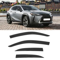 Fits 2019-2025 Lexus UX200 Low Profile Style Tape on Window Visors Vent Deflector