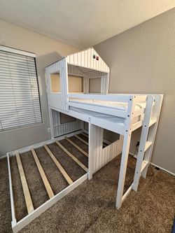 Kids and adult bunk bed