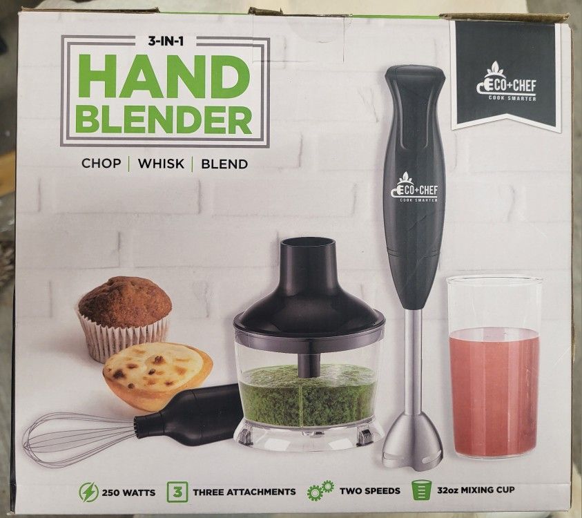 Hand Blender, Chopper,Smoothie Mixer New