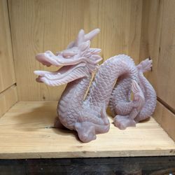 Vintage Jade Dragon Sculpture Antique
