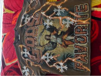 Brown grafic tee