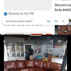 Brown Leather Couches