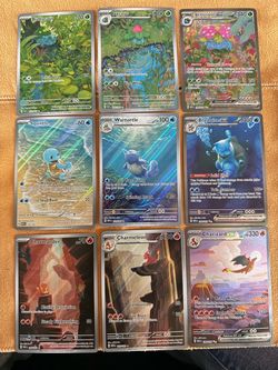 S&V 151 Charizard Blastoise Venusaur SIR CHASE SET! Selling as Set only!!