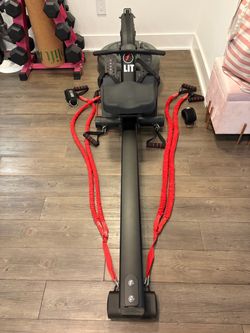 LIT Method Rowing Machine with Resistance Bands