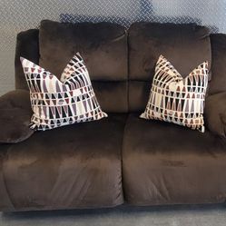 Brown  New Manual Recliner Sofa