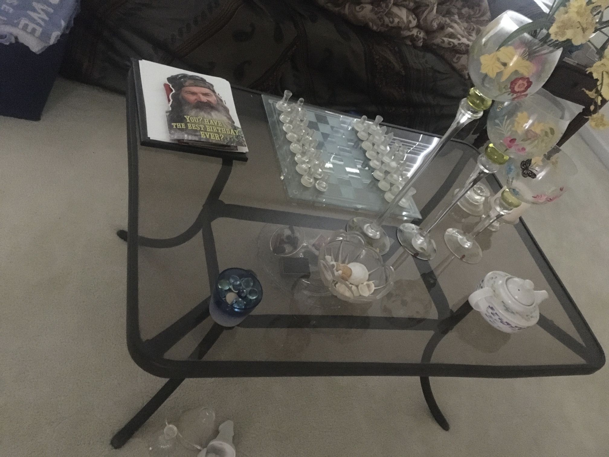 Coffee Table Outdoor. Used In Mostly.