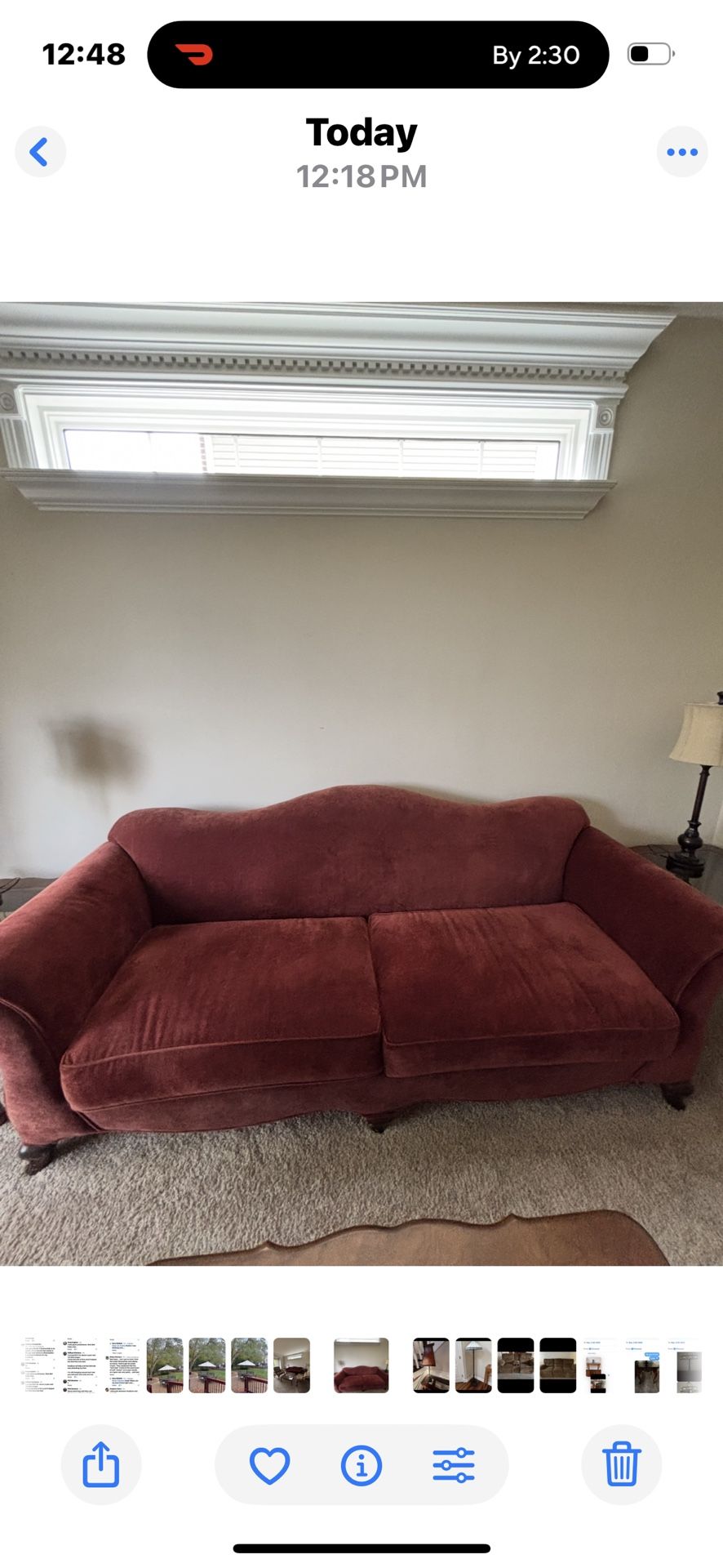 Sofa! Nice Condition! FREE FOR PICKUP TODAY 10/26!