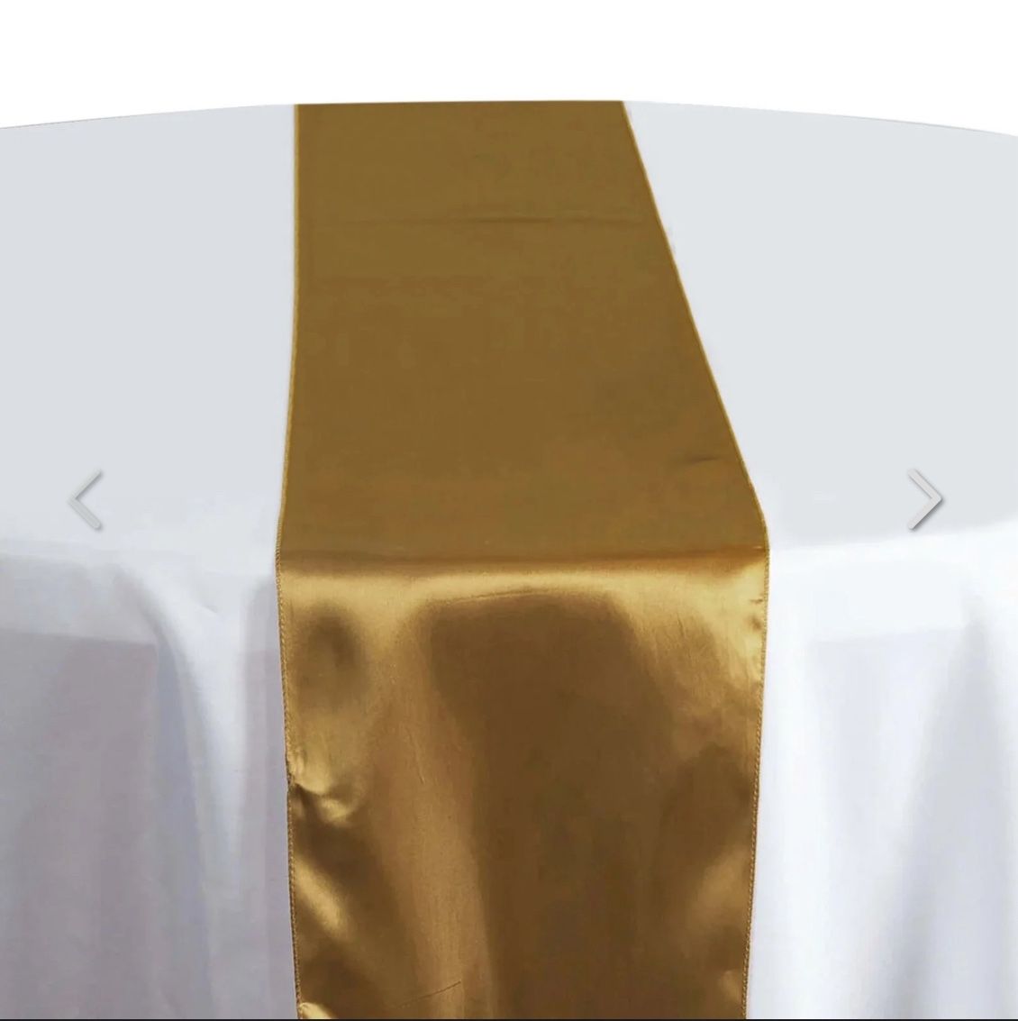 New! Gold Table runners 10pk