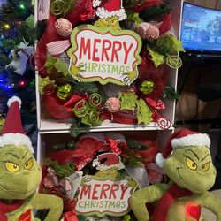 Grinch Wreath