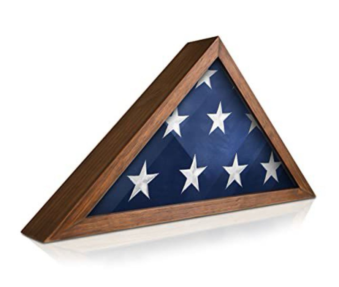 Flag Display Case For 5’x9.5’ - Rustic Brown