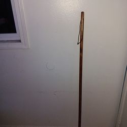 wood hiking stick