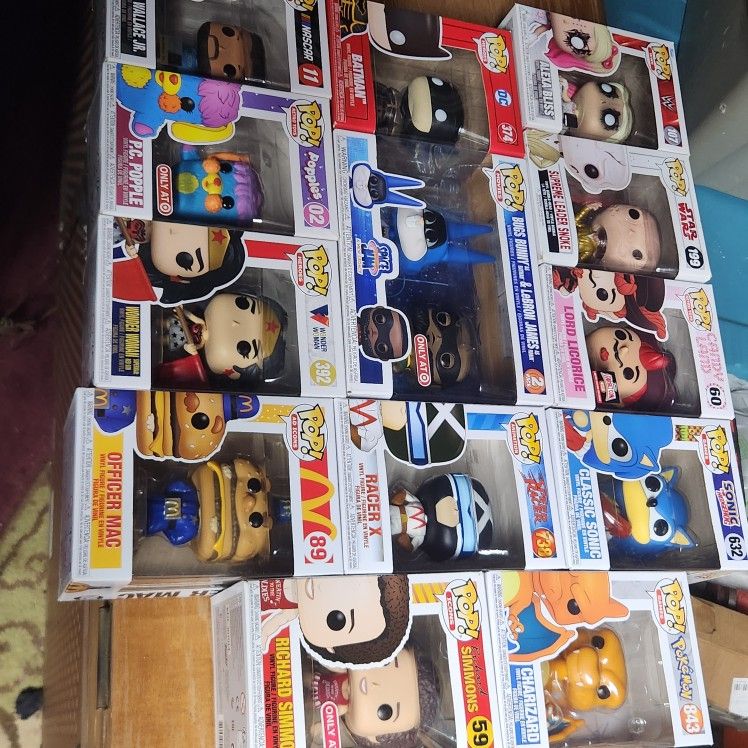 Collection Of Sealed Pops Bundle