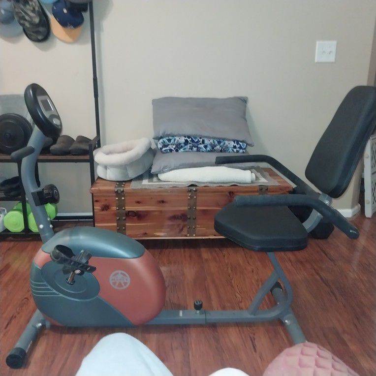 Exercise Bike With Mat 