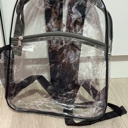 Clear book bag