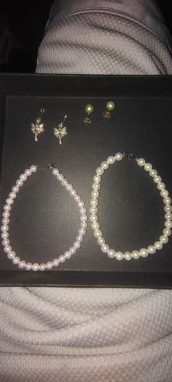 Pearls and sterling silver