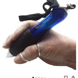 5 Super Big Fat Pen for Arthritis (5 pack) Black Ink, Blue Body