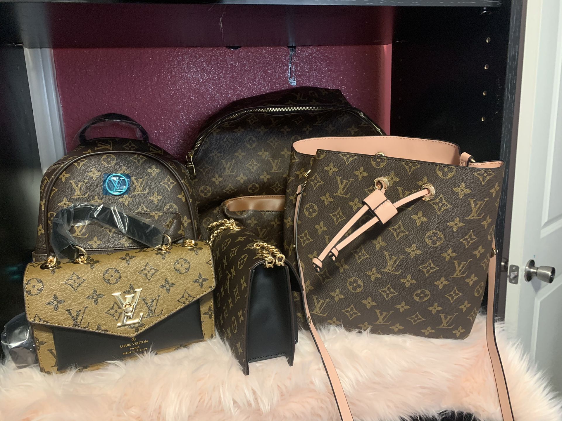 lv bag makeup