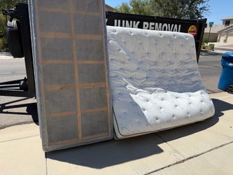 Free mattress and box spring