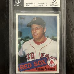 Roger Clemens - 1985 Topps (BGS 8)