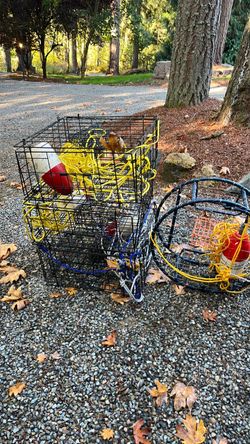 4 Crab pots