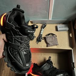 Black LED Balenciaga Tracks