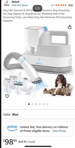 Dog Hair Vacuum & Pet Grooming Vacuum, Dog Grooming