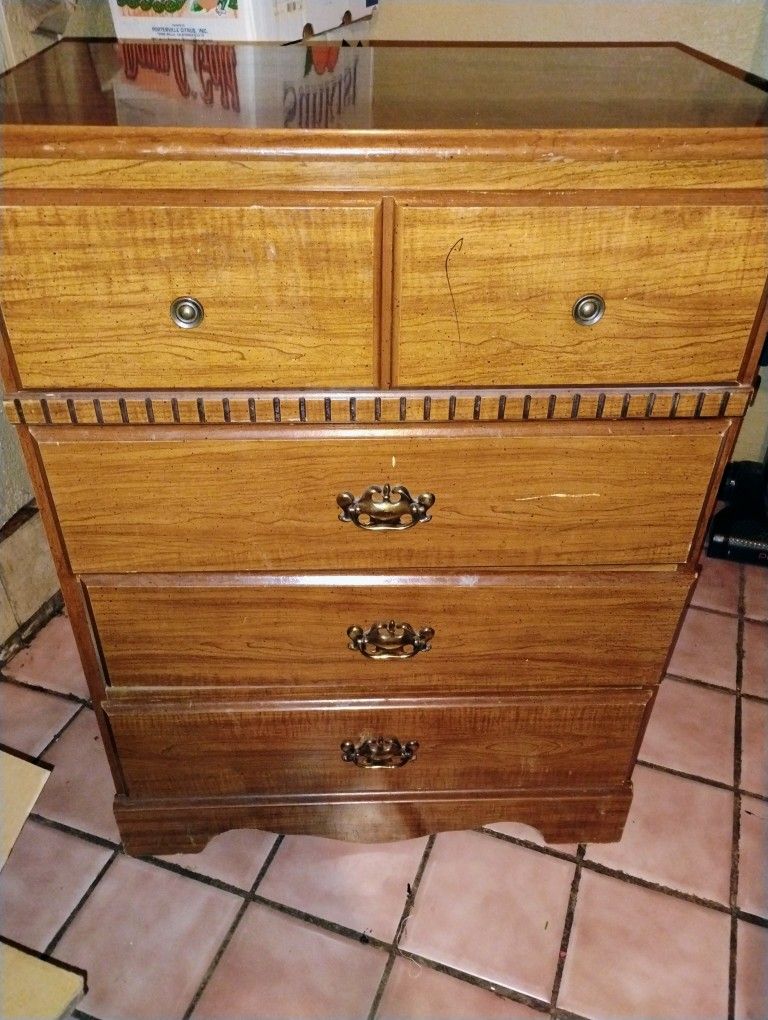 Small Sturdy Wood dresser