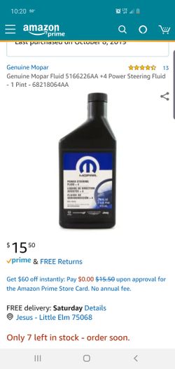 MOPAR HYDRAULIC OIL