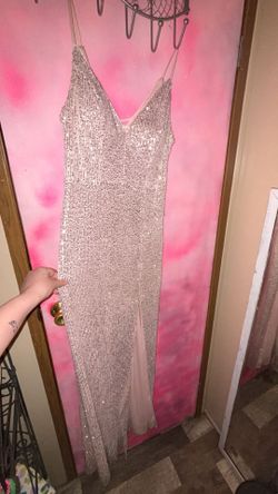 Long Dress With Slip Below Waist