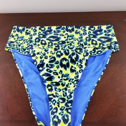 Aerie Animal Print Bikini Bottom Size Large 
