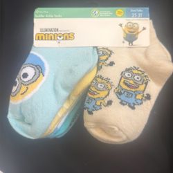 Toddler Ankle Socks Minions 