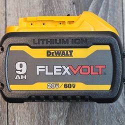 DeWalt 20V-60V MAX FLEXVOLT DCB609 9 Ah Lithium-Ion Battery 1 pc