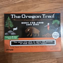 The Oregon Trail Hunt For Food Card Game
