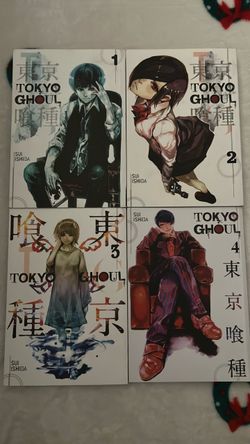 Tokyo Ghoul Manga Volumes 1–4 Set