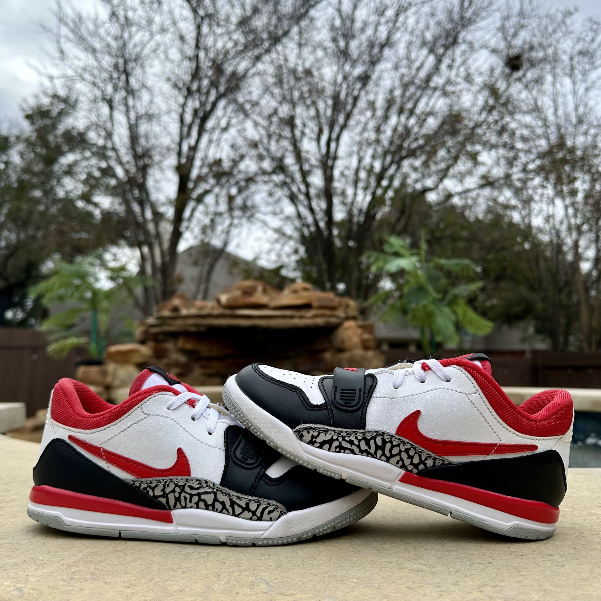 Nike Air Jordan Legacy 312 Low Fire Red Pre-School - Size 1.5Y