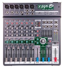 Yorkville PGM8, 8-Channel Mixer with Digital Effects and Graphic EQ